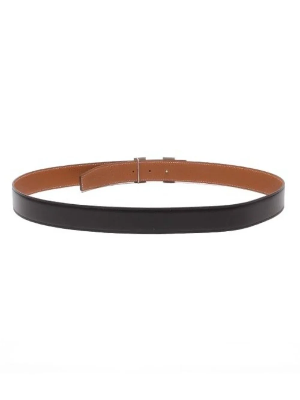 Hermes Belt Silver H Buckle Reversible